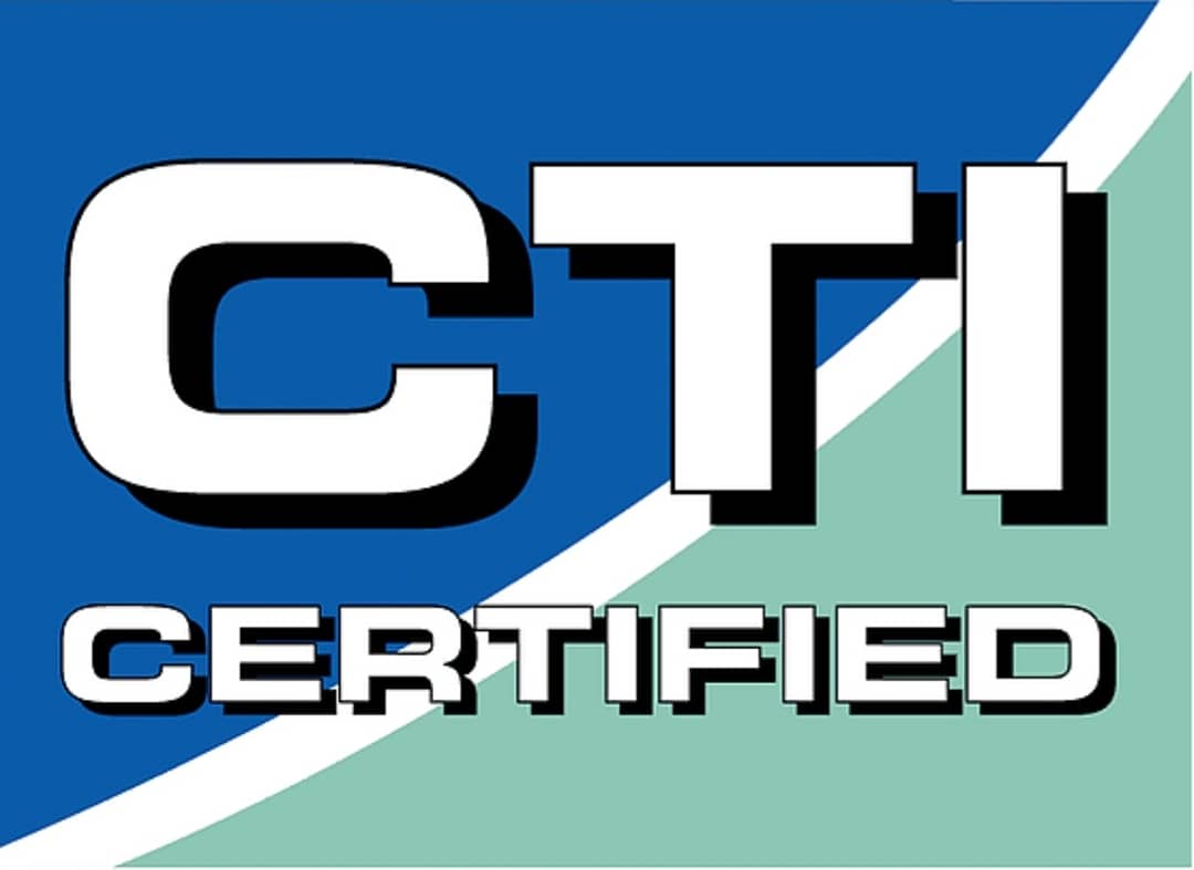 حصولنا على شهادة معهد تكنولوجيا التبريد CTI
