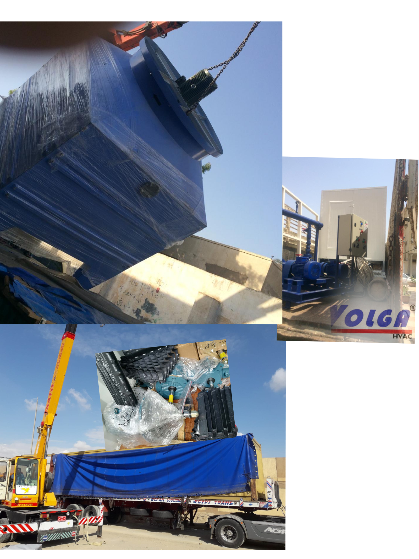 Manufacturing, supply of the Volga FRP Cooling Tower for AL-BARRAK Co ( Abdullah A, Al-barrak & Sons.Co